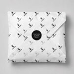 papel seda personalizado con impresion negro